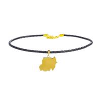 NBYGSC New 2025 Sudan Chokers Africa Gold Color Map Pendant Fashion Women Necklace Collar Item Decoration Jewelry Commemorative With You Accessories Trendy Best For Gift