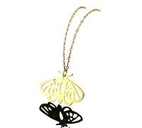 NBYGSC New 2026 Unisex Stainles Stell Gothic Butterfly Necklace Goth Aesthetic Punk Style Death Moth Hers Art Jewelry Gifts Fashion Trendy Accessories Creative Gift For Women And Men