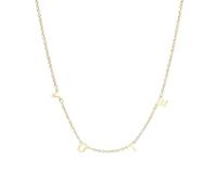 NBYGSC New 2026 Unisex Stainles Stell Thin Chain Choker Necklace Hers Mom Sister Gift Trendy English Letter Greetings Word Pendant Jewelry Fashion Accessories Creative For Women And Men
