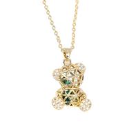 NBYGSC Panda Necklace For Women And Men, Bear Head/Panda Head/Hollow Bear Pendant Necklaces Choker, Panda Jewelry, Red Panda Necklace For Girls, Panda Locket, Panda Coin Pendant