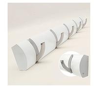 NBYGSC Racks Wall-Mounted Wall Mounted Floating Folding Coat Rack Stylish Space Saving with 5 Retractable Hooks Hanger for Hanging Coats Scarves and Purses Co