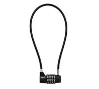 NBYT 4-Digit Cable Locks with Combination - Heavy Duty Outdoor Gate Lock for Fence, Cabinet,Refrigerator ，Dumpster,lockers,Gym,Toolbox,case, hasp Storage,Sheds