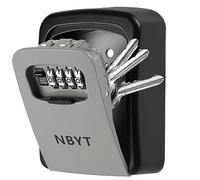 NBYT Portable Combination Lock keybox, Wall Mount,For House Keys Key Hiders to Hide a Key Outside,Waterproof Key Safe Storage Lock Box