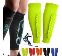 Nbzsmlkn Achilles Shinbang Shields,Shinbang Protector 2.0,ShinDefender Shin Guards,Shinbang Ski Protectors,Shindefender Shin Guards,Shinbang Protector Ski (Green,XL)