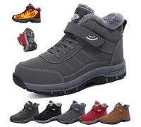 Orthoboot Ergonomic Winter Boots,Waterproof Non-Slip Trekking Hiking Shoes Women Men,Anti-Slip Cushioning Mountaineering Orthopedic Shoes (Gray,46)