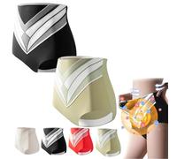 Nbzsmlkn Titanium Fiber Tourmaline Shaping Shorts,Tummy Control Panties,Titanium Fiber Shaping Shorts,Tummy Control Panties Shaping Shorts Titanium Fiber Shaping Shorts (Black+Green,XL)