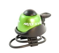 NC-17 Safety Bike Bell/Aluminium Bicycle Bell for all Bikes/Bicycle Horn/clearly audible sound / 6, green