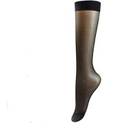NC 2 Pairs Women's Knee High Stockings Pantyhose Stretchy Spandex Trouser Socks Knee High Reinforce Toe Sheer Nylon Spandex Socks