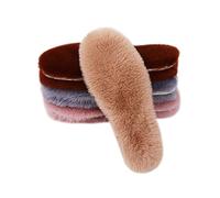 NC 5 Pairs 5 Colors Insoles Sheepskin Lambswool Blended Shoe Insoles Unisex Sheep Wool Fleece Insoles Warm Soft Cozy for Shoes, Wellies, Slippers, Boots