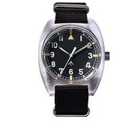 NC Baltany Mechanical Military Watch for Men Small Dial Dome Glass Reloj Militar Hombre 10BAR Air Force Clock Tribute 60s NH35 Pilot Watch (Color 4), color 4, Mechanical