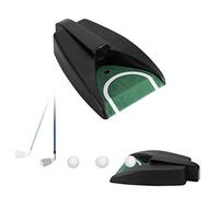 NC Golf Putting Machine Automatic Putt Return Indoor/Outdoor Practice Trainer, Black