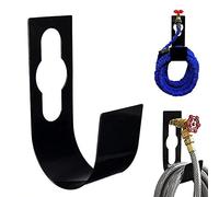 NC Hose Holder Rack Steel Hook Garden Hose Hanger Wall Mount Hose Pipe Holder Watering Hose Holder Durable Wall Mount Hose Holder Metal Expandable Hosepipe Hook Wall Mounted Tidy Holder