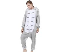 NC Joystart Adult Onesie Animal Pajamas Unisex Carnival Halloween Cosplay Costume Sleepwear (Medium, Totoro)