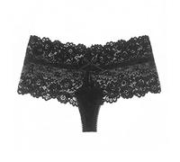 NC Luxury Ladies Panties Sexy Lace Transparent Temptation Briefs Low Waist Hip Lift Hollow T-Shape Panties