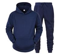 NC Mens Tracksuits 2 Pieces, Casual Hooded Sportswear Suit Athletic Long Sleeve Hoodie Loose Fit Jogging Sports Sweatsuits