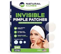 NC NATURAL CURES Dot Pimple Patches for Face - Hydrocolloid Acne Patches for Quick Zit Relief, Invisible Spot Stickers that Stay All Night, Gentle for All Skin Types, Oil-Free (240