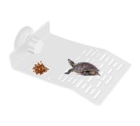 NC WideSmart Turtle Platform,Tortoise Resting Terrace Basking Platform Plastic Reptile Habitat Dock Climbing with Suction Cup Small Tortoise Frog Terrapin Aquarium