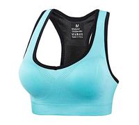 NC Women's Fitness Sports Bra Breathable Wirefree Padded Push Up Sports Top Gym- Running Yoga Workout Bra Sports Bra Tops