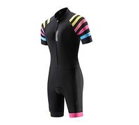 NC Womens Premium Padded Triathlon Tri Suit Compression Breathable Running Swimming Cycling Skin Suit - XL