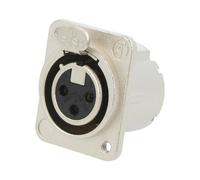 NC3FD-LX-M3 CHASS. CON. FEMALE 3POLE M3 NEUTRIK