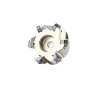 NC45HX0906 Face Milling Cutter Head 45 Degree Fast Feed Disc For Insert HNGX0906 Double Sided 12 Flutes CNC Lathe Accessories(No inserts,D80R-27-6T)