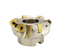 NC45HX0906 Internal Cold Milling Cutter Disc 45 Degree Fast Feed Installation HNGX0906 Double-sided 12 Angle Lathe Accessories(80-27-8T inside cool)
