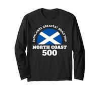 NC500 North Coast 500 Scotland Road Trip Souvenir Gift Long Sleeve T-Shirt