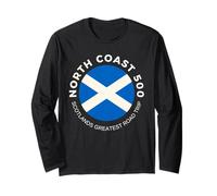 NC500 North Coast 500 Scotland Road Trip Souvenir Long Sleeve T-Shirt
