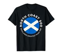 NC500 North Coast 500 Scotland Road Trip Souvenir T-Shirt
