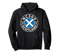 NC500 Scotland Flag, Highland Road Trip Gift North Coast 500 Pullover Hoodie
