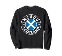NC500 Scotland Flag, Highland Road Trip Gift North Coast 500 Sweatshirt