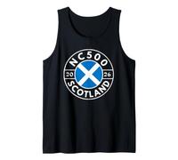 NC500 Scotland Flag, Highland Road Trip Gift North Coast 500 Tank Top