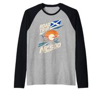 NC500 Scotland Road Trip Adventure Raglan Baseball Tee