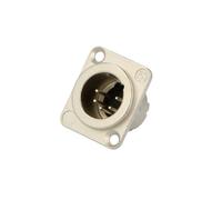 NC5MD-LX Female XLR Male PIN: 5 Solder Silver 7.5A 19x24mm 1mm² NEUTRIK