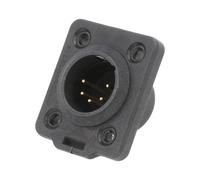 NC5MDX TOP HEAVY DUTY MALE 5 POLE XLR CHASSIS CONNECTOR NEUTRIK