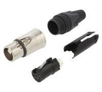 NC6FXX CABLE CON. FEMALE 6 POLE NEUTRIK