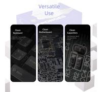 NC800 Cleaning Sponge for PCB Motherboards, Solder Flux & Electronics - Non-Abrasive, Low-Lint Foam Tool, 800 pcs per Box, White, Standard