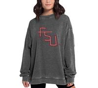 NCAA Florida State Seminoles Womens Campus Pullover, Charcoal, Medium