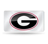 NCAA Georgia Bulldogs Laser Inlaid Metal License Plate Tag