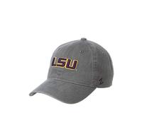 NCAA LSU Tigers Mens Adjustable Scholarship Hat Charcoal, Lsu Tigers Charcoal, Adjustable