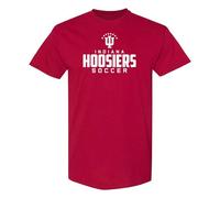 NCAA Mascot Wordmark Soccer, Team Color T Shirt, College, University, Indiana Hoosiers Cardinal, S