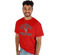 NCAA North Carolina State Wolfpack Mens T Shirt Line Up Team Color, North Carolina State Wolfpack Red, X-Large