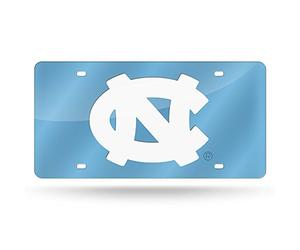NCAA North Carolina Tar Heels Laser Inlaid Metal License Plate Tag
