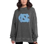 NCAA North Carolina Tar Heels Womens Campus Pullover, Charcoal, Small