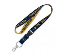 NCAA Notre Dame 31221010 Lanyard with Detachable Buckle, 3/4"