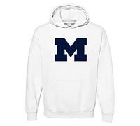 NCAA Officially Licensed College - University Team Color Primary Logo Hoodie - White - XL