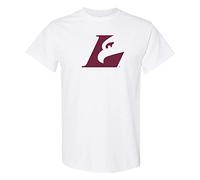 NCAA Officially Licensed College - University Team Mascot/Logo Basic T Shirt, Wisconsin-la Crosse Eagles White, Medium