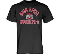NCAA Ohio State Buckeyes Mens T Shirt Line Up Secondary Color, Ohio State Buckeyes Black, Medium