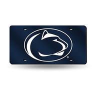 NCAA Penn State Nittany Lions Laser Inlaid Metal License Plate Tag