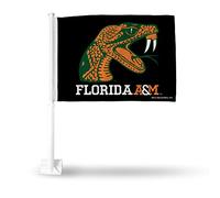 NCAA Rico Industries Car Flag including Pole, Florida A&M Rattlers